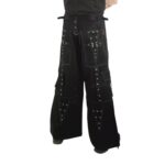 Gothic Edge Studded Cargo Pants-back