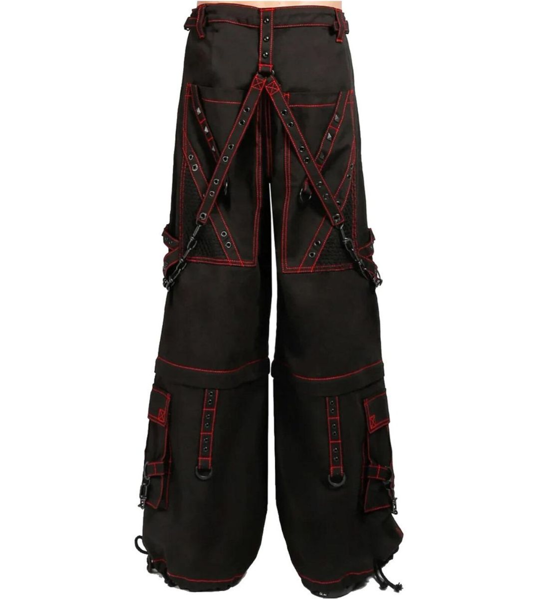 Red Rebellion Techwear Pants