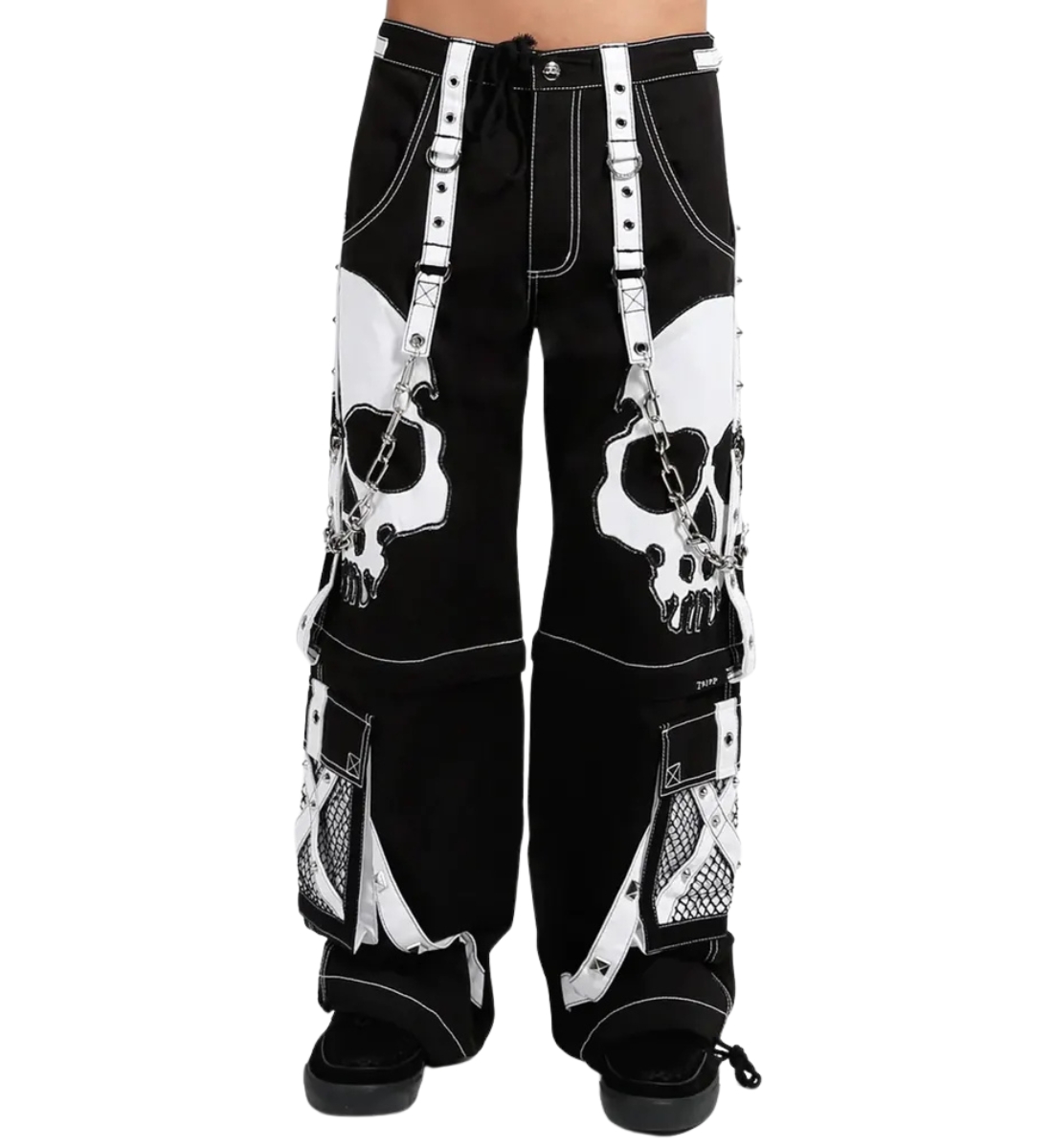 Skull Harness Cyber Pant front