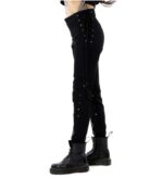 X-Gothic Zipper Detail Skinny Pants - Image 3