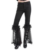 Lace Flare Gothic Skinny Pants