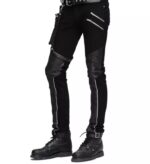Men’s Gothic Hybrid Zipper Pants - Image 2