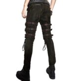 Men’s Gothic Strap Buckle Pants - Image 2