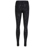 Women’s Black Gothic Lace-Up Pants – Punk Corset Style - Image 3