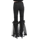 Lace Flare Gothic Skinny Pants - Image 3