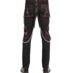 Gothic Blackout Chain Pant Back