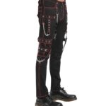 Gothic Blackout Chain Pant side