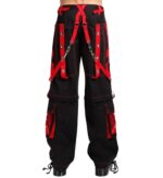 Men’s Gothic Skull Strap Pants - Image 2