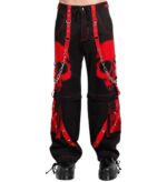 Men’s Gothic Skull Strap Pants