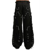 Night Reaper Strap Cargo Pants | Gothic Industrial Streetwear Pants - Image 4