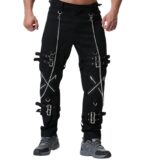 Men’s Gothic Chain Strap Pants