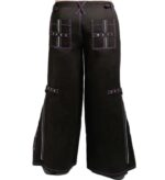 Midnight Violet Chain Cargo Pants - Image 2