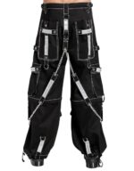 White Flame Rebellion Gothic Cargo Pants - Image 3